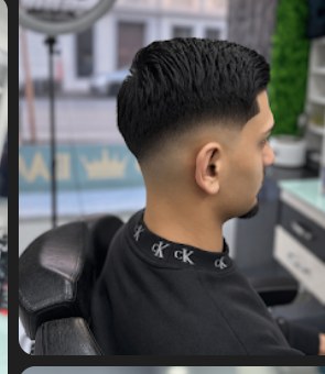 Moderner Textur-Cut